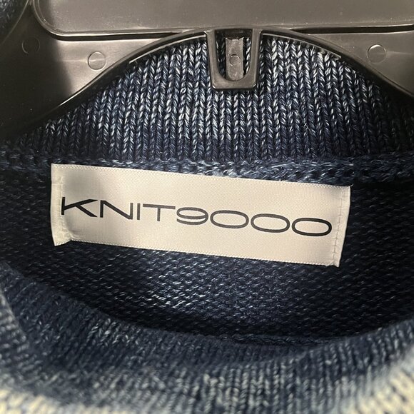 GRIMES Miss Anthropocene Denim Knit9000 Turtleneck Sweater XL - Picture 5 of 9